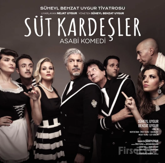 The Most Entertaining Interpretation of Traditional Turkish Theater by Süheyl and Behzat Uygur 'Milk Brothers' Theater Play Ticket