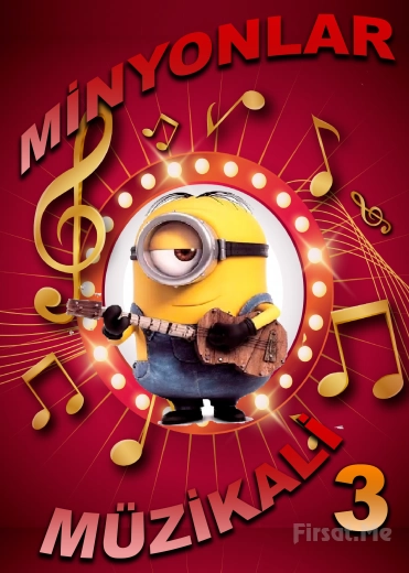 'Minions Musical 3' Theater Play Ticket with Mascot for Children