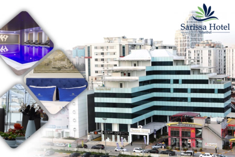 Accommodation for 2 People at Sarissa Hotel in the Center of Beylikdüzü, Spa Use and Open Buffet Breakfast