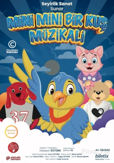 ’Mini Mini Bir Kuş Müzikali’ Çocuk Tiyatrosu Bileti