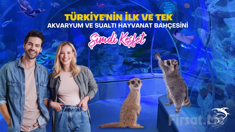 Emaar Akvaryum Istanbul & Underwater Zoo Entrance Ticket (Valid Including Holidays)