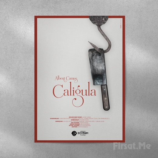 'Caligula' Theater Play Ticket from Albert Camus' Famous Work
