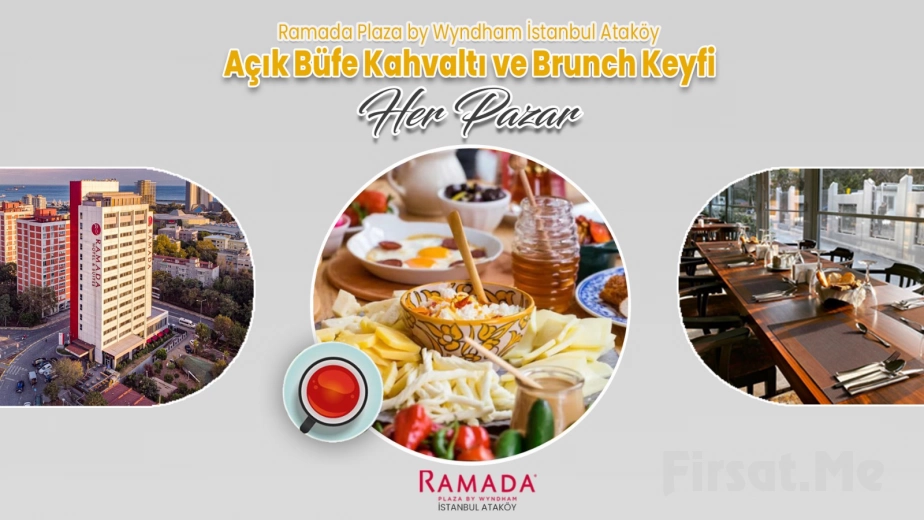 Enjoy Open Buffet Breakfast and Brunch at Ataköy Ramada Plaza By Wyndham Istanbul Hotel