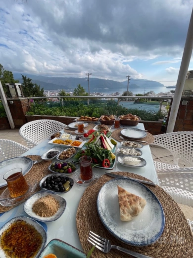 Enjoy a Mixed Breakfast at Marmaris Aqua Dream Water Park Tepe Restaurant