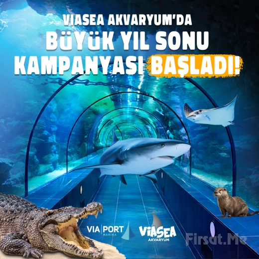 Viaport Marina Tuzla’da Aslan Park veya ViaSea Akvaryum Bileti