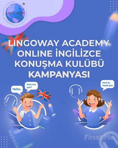 Lingoway Academy Online İngilizce Konuşma Kulübü Ayda 8 Ders