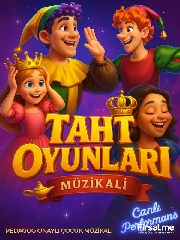 ’Taht Oyunları Müzikali’ Çocuk Tiyatrosu Bileti