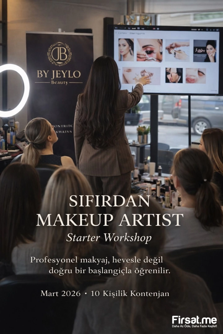 By jeylo Beauty ile Makyaj Eğitimine Doğru ve Sağlam Bir Başlangıç: Uygulamalı Workshop