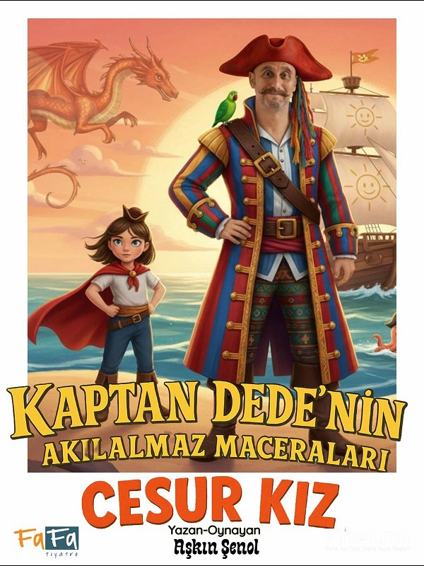 ’Kaptan Dede’nin Akılalmaz Maceraları: Cesur Kız’ Çocuk Tiyatro Oyunu Bileti