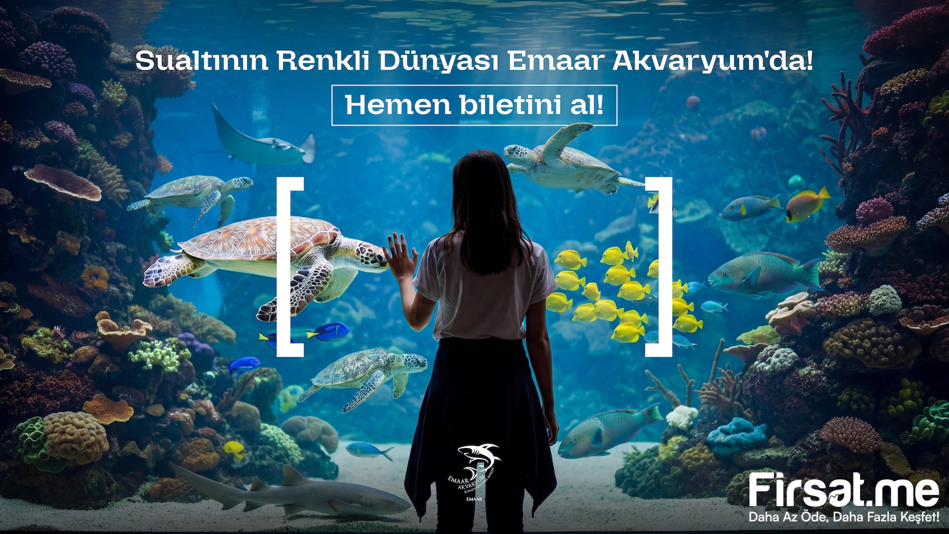 Emaar Akvaryum İstanbul & Sualtı Hayvanat Bahçesi Giriş Bileti