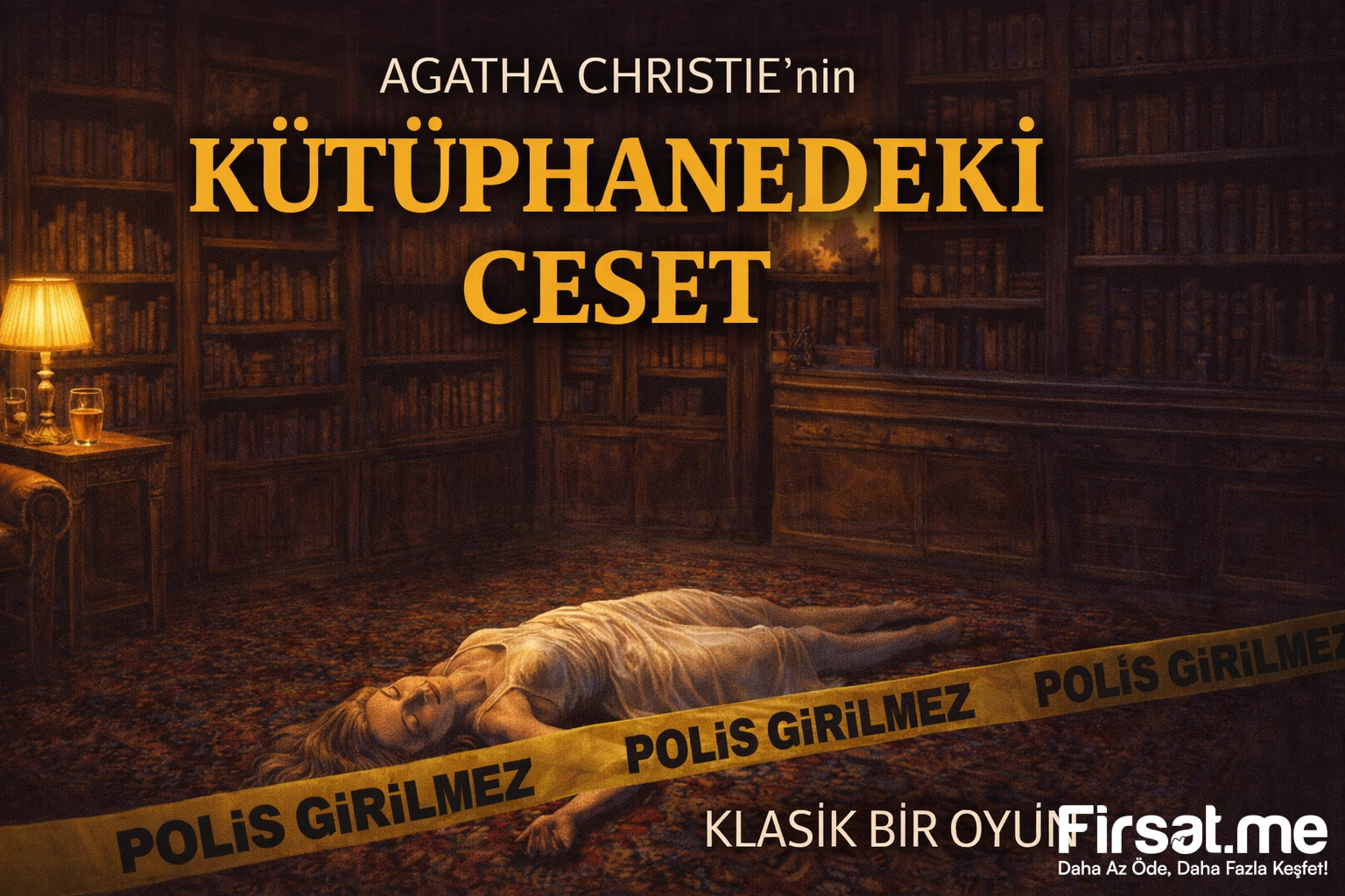 ’Kütüphanedeki Ceset’ Tiyatro Oyunu Bileti