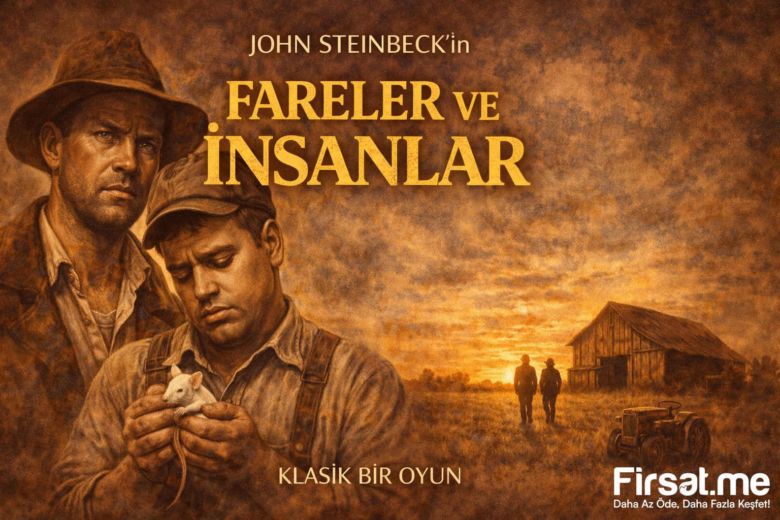 ’Fareler ve İnsanlar’ Tiyatro Oyunu Bileti