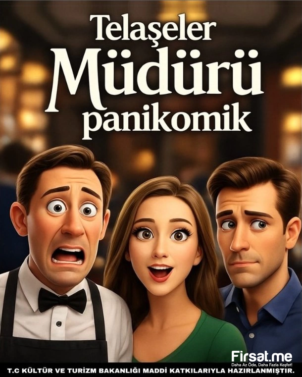 ’Telaşeler Müdürü’ Tiyatro Oyunu Bileti