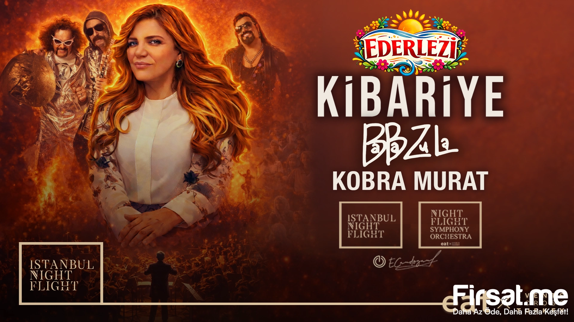 ’EDERLEZİ : Kibariye - BaBa ZuLa - Kobra Murat’ Konser Bileti