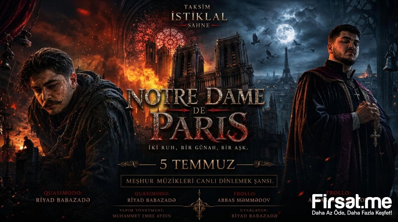 ’Quasimodo Müzikali’ Gösteri Bileti