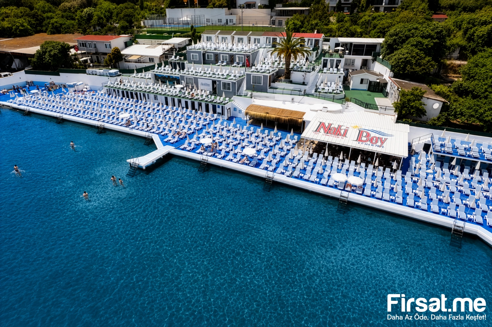 Büyükada Nakibey Plajı Şezlong ve Şemsiye Dahil Giriş Bileti (Online Özel İndirim)
