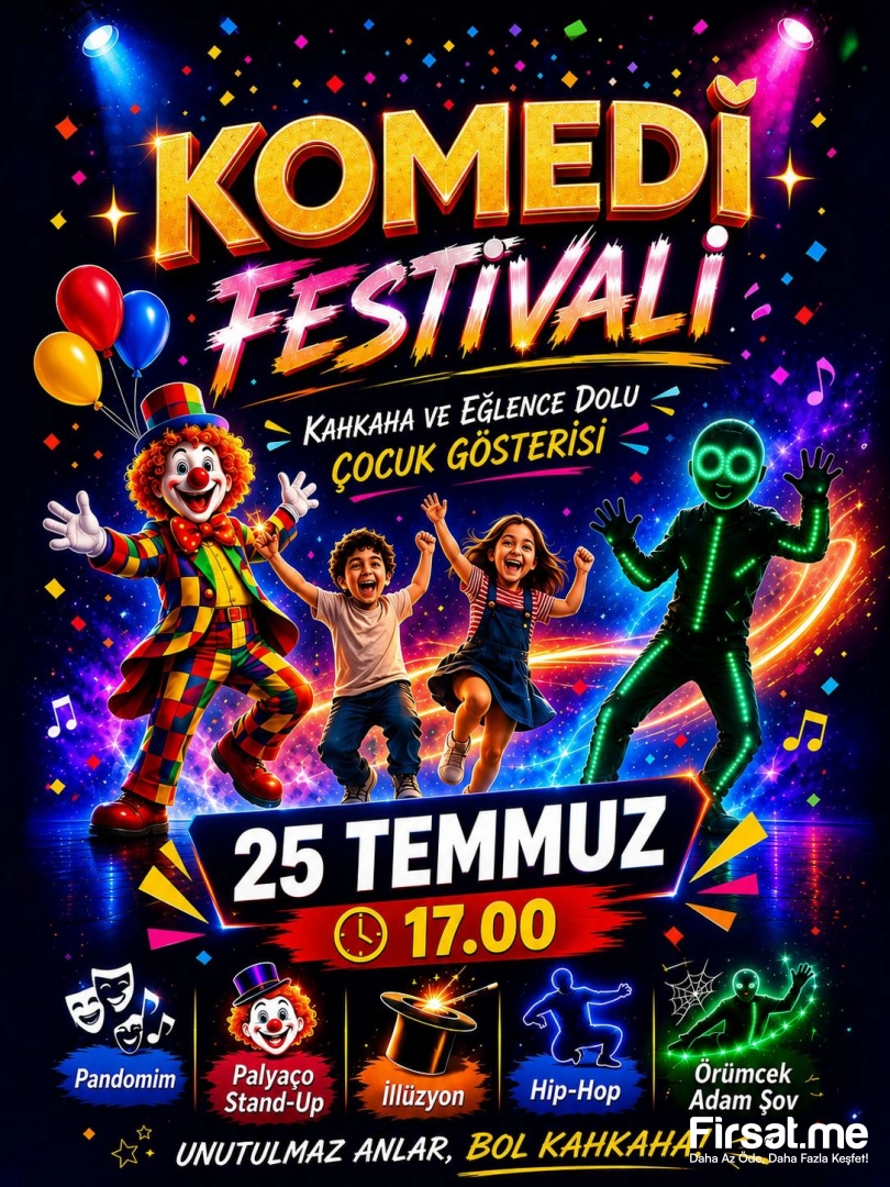 ’Komedi Festivali’ Çocuk Tiyatro Oyunu Bileti
