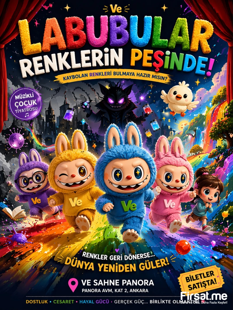 ’Labubu - Renklerin Peşinde’ Çocuk Tiyatro Bileti