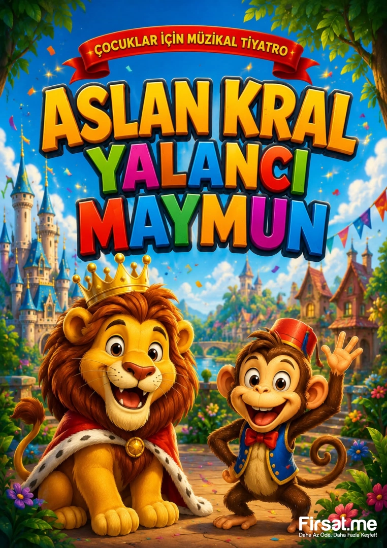 ’Aslan Kral ve Yalancı Maymun’ Tiyatro Oyunu Bileti