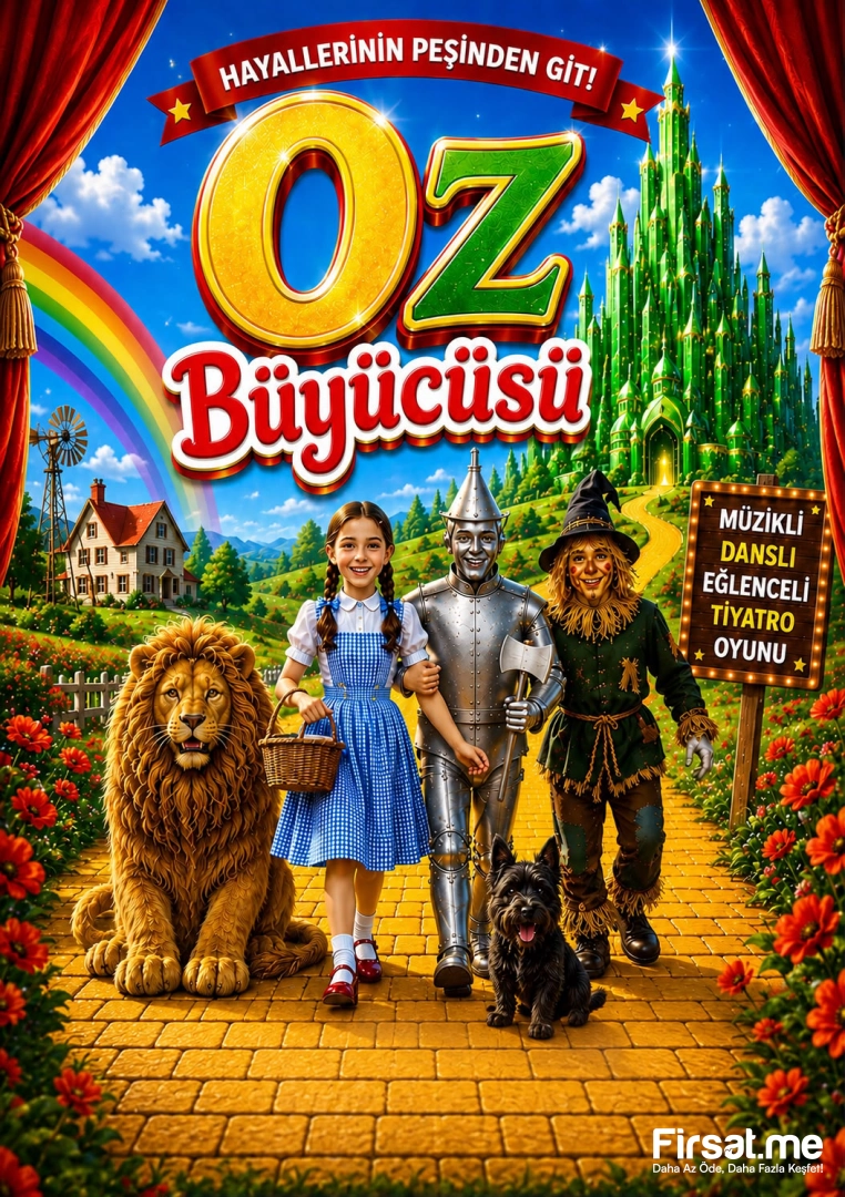 ’Oz Büyücüsü’ Çocuk Tiyatro Oyunu Bileti