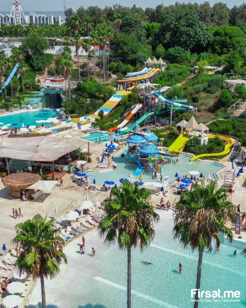 Waterhill Park Antalya Aquapark Yemek Dahil Giriş Bileti (Online Özel İndirim)